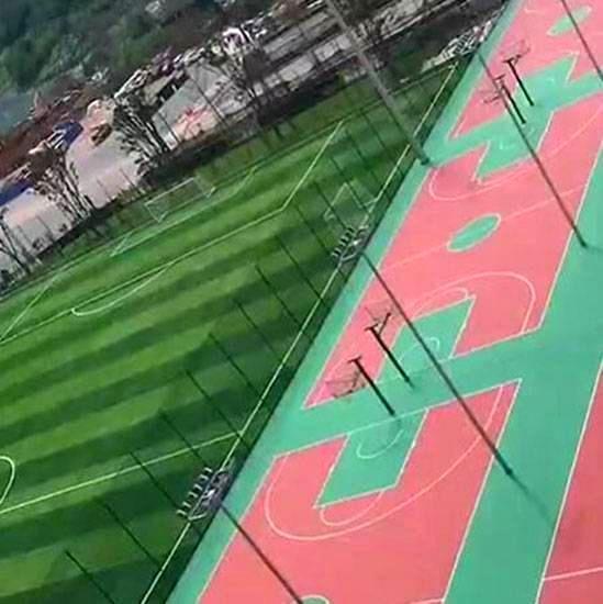 四川宜宾学院七人制人造草坪足球